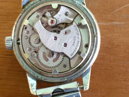 Vintage Rotary Incabloc 17 Jewels Swiss Made mechanical watch - working