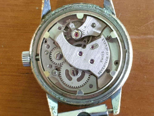 Vintage Rotary Incabloc 17 Jewels Swiss Made mechanical watch - working