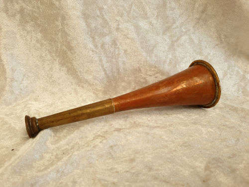 Antique/Vintage Brass and Copper Ship Fog Horn 260x165mm