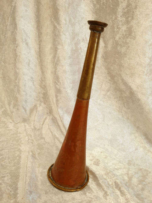 Antique/Vintage Brass and Copper Ship Fog Horn 260x165mm