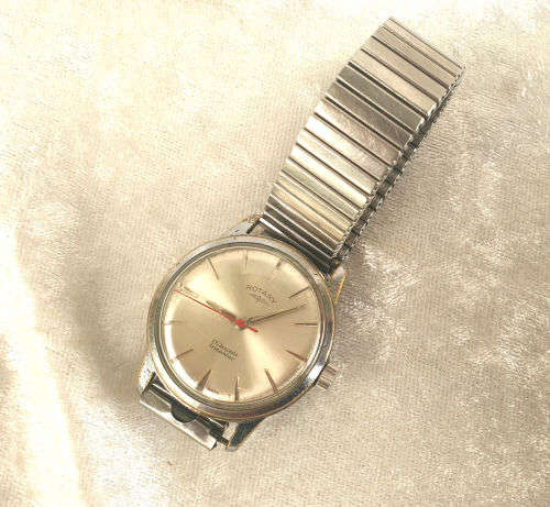 Vintage Rotary Incabloc 17 Jewels Swiss Made mechanical watch - working