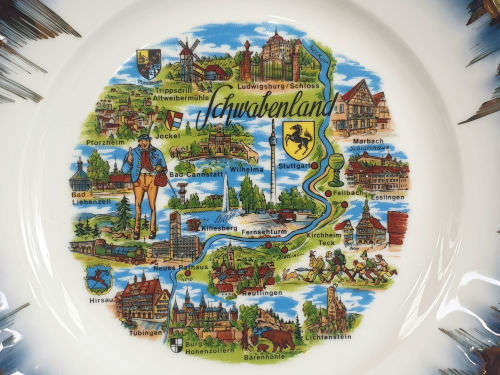 Vintage  Winterling Schwarzenbach Bavaria Plate - 255mm -Germany