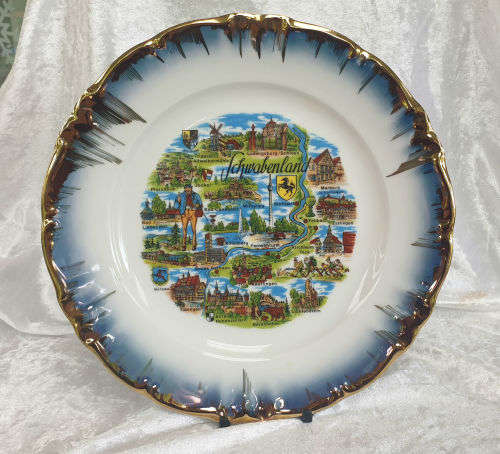 Vintage  Winterling Schwarzenbach Bavaria Plate - 255mm -Germany