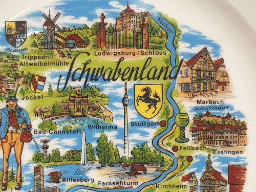 Vintage  Winterling Schwarzenbach Bavaria Plate - 255mm -Germany