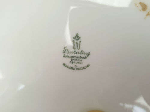 Vintage  Winterling Schwarzenbach Bavaria Plate - 255mm -Germany