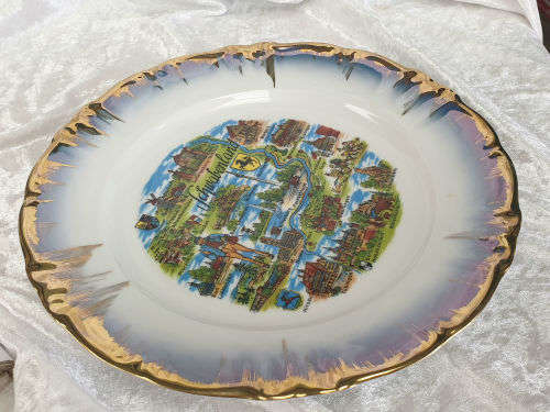 Vintage  Winterling Schwarzenbach Bavaria Plate - 255mm -Germany