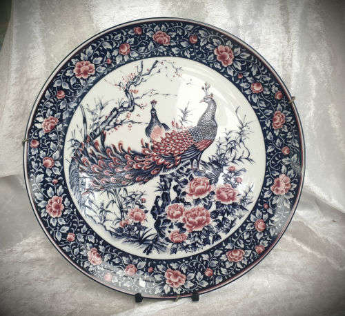 Hand Decorated YAMAGUCHI Imperial Imari plate Limited Collectors series 264mm-JAPAN