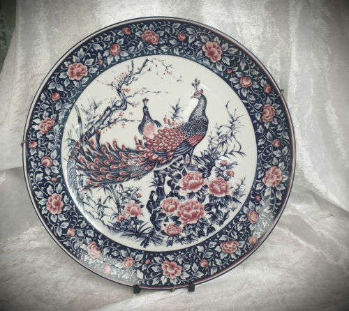 Hand Decorated YAMAGUCHI Imperial Imari plate Limited Collectors series 264mm-JAPAN