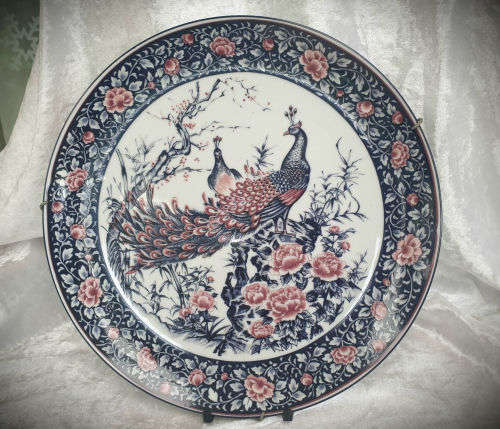 Hand Decorated YAMAGUCHI Imperial Imari plate Limited Collectors series 264mm-JAPAN