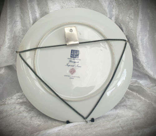Hand Decorated YAMAGUCHI Imperial Imari plate Limited Collectors series 264mm-JAPAN