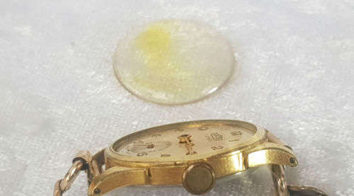 Vintage Roamer Trench wristwatch 17 Jewels Swiss Made - Not working -short hand missing -lens loose