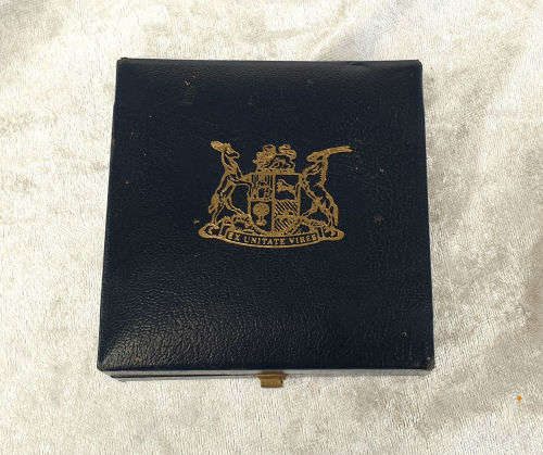 South Africa 1986 SILVER 1 Rand Commemorative issue Year of Disabled People -SA Munt Boxed 15g