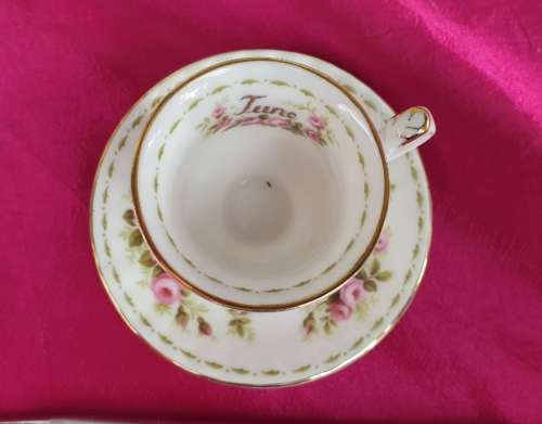 1970 Royal Albert MINI Duo - Flower of the month series - JUNE- ROSES