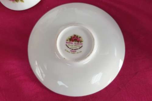 1970 Royal Albert MINI Duo - Flower of the month series - JUNE- ROSES