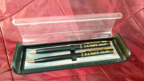 S.A Navy 1922-1997 Pen and Pencil Gift Set-Ink OK