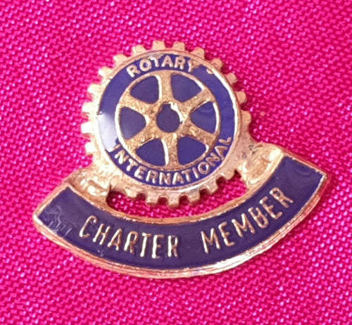 Rotary International Paul Harris Fellow medal In Case ,Pair of cufflinks Pins and badges