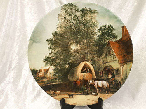 Vintage William Shayer Fine Bone China Collector Plate-Half-way House  250mm