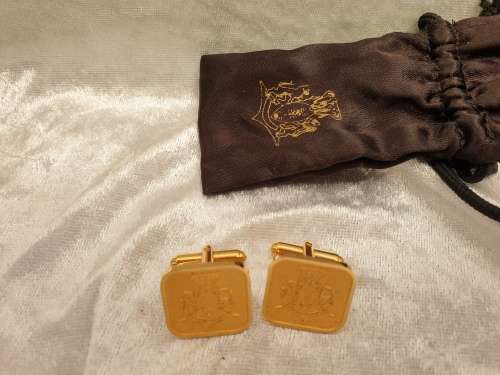 Pair of Vintage Cufflinks in Bag