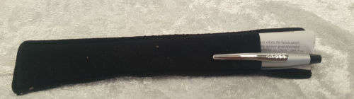 PierCarlo d'Alessio Designer Collection Iradium Point Fountain pens (Leather) in Holder -unused