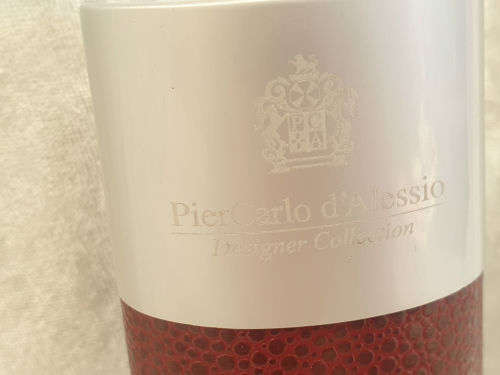 PierCarlo d'Alessio Designer Collection Iradium Point Fountain pens (Leather) in Holder -unused