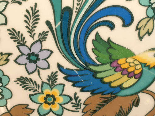 Vintage Royal Doulton EVERGLADES Oval Plate 333x255mm see all images few marks on the image