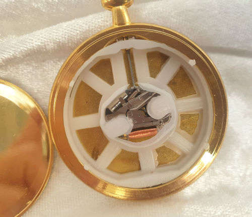 Vintage style Quartz Pocket watch from the Hachette pocket watch collection -Working