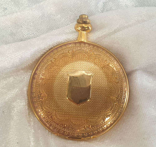 Farah quartz pocket watch (Working) the chain ring missing (48mm) Myota Japan movement