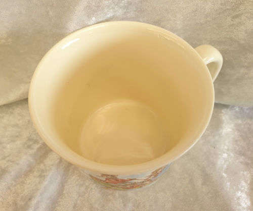 1984 Royal Doulton BUNNYKINS Cup English Bone China Tableware 77x110x90mm Golden Jubilee Celebration