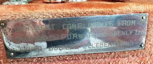 44 pc Antique/ Vintage German Silver (G.Silver) Cutlery set in Cabinet