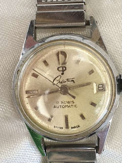 Pre-owned Vintage CREATION 17 Rubis Automatic Swiss Made Ladies Watch- Working