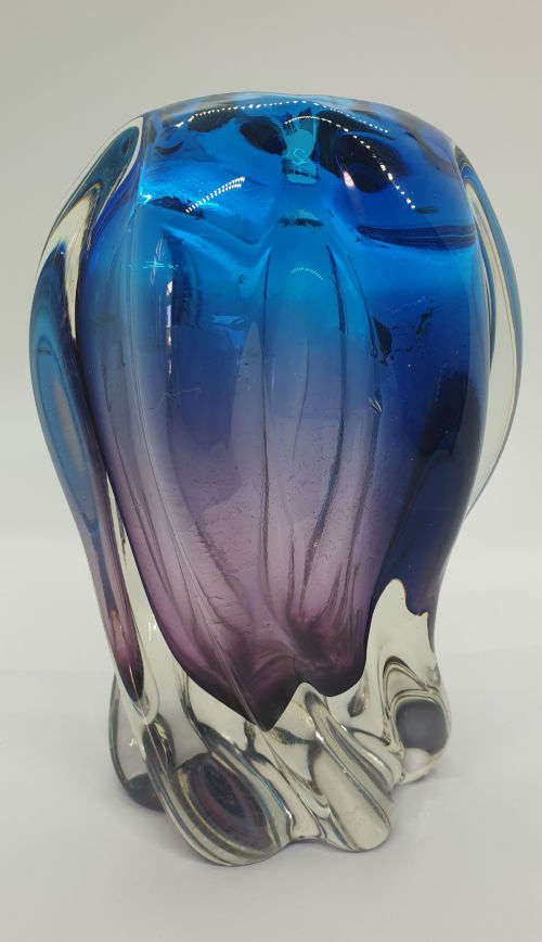 Beautiful Glass Vase 165x120mm (heavy) could be Marano