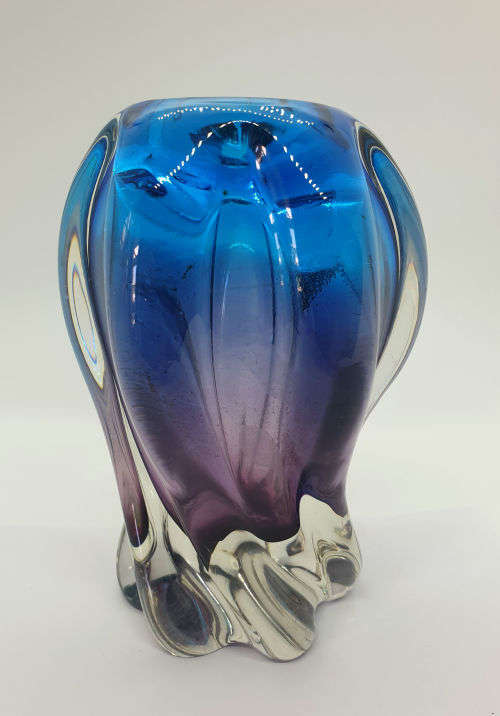Beautiful Glass Vase 165x120mm (heavy) could be Marano