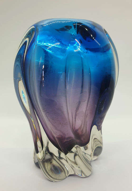 Beautiful Glass Vase 165x120mm (heavy) could be Marano