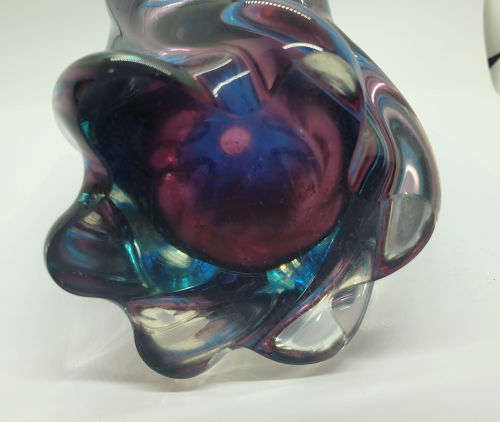 Beautiful Glass Vase 165x120mm (heavy) could be Marano