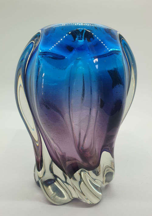 Beautiful Glass Vase 165x120mm (heavy) could be Marano