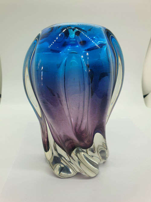 Beautiful Glass Vase 165x120mm (heavy) could be Marano