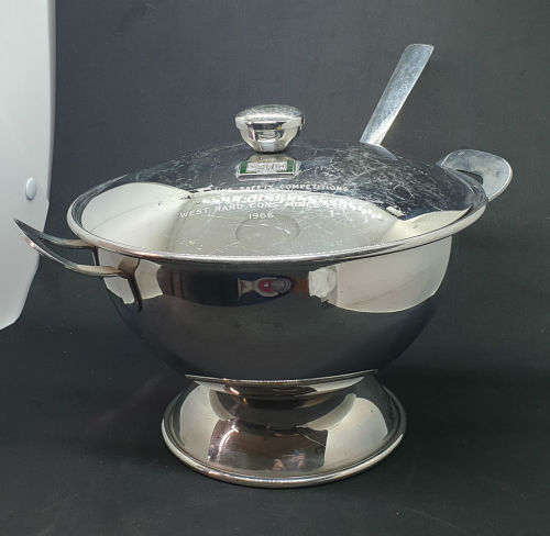 Vintage 1966 Transvaal and O.V.S Chamber of Mines Prevention of accidents Committee Tureen Trophy