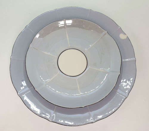 Vintage Oremont bavaria  P.P AA  Trio made in Germany (show some ware plate is chipped )