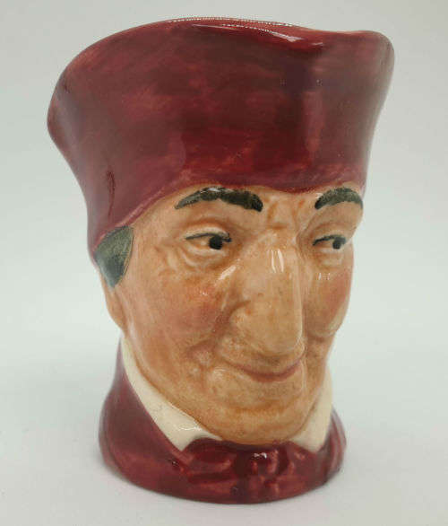 Vintage Royal Doulton miniature character jug `Cardinal`  52x67x48mm