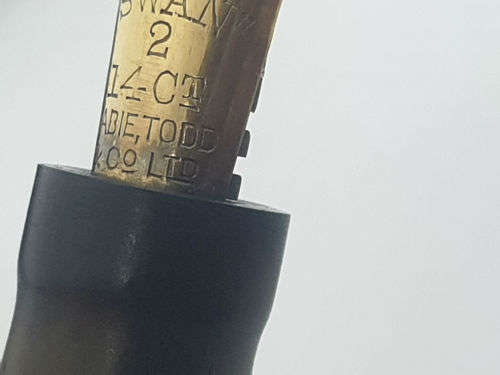 Vintage SWAN Mabie Todd Fountain pen with 14kt Gold No 2 Nib.