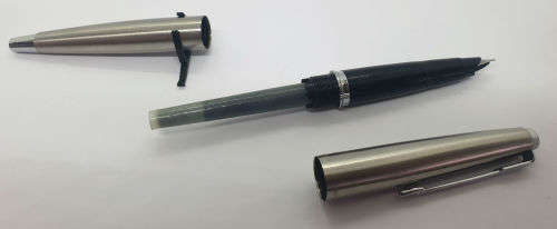 Vintage Pre -1980 Parker 45  "Flighter"  Fountain Pen - Cartridge is empty-made in England