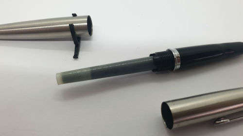 Vintage Pre -1980 Parker 45  "Flighter"  Fountain Pen - Cartridge is empty-made in England