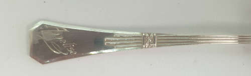Rare Antique German Hallmarked  SILVER(.800) Spoon name Anelise Engraved on it. 25 g