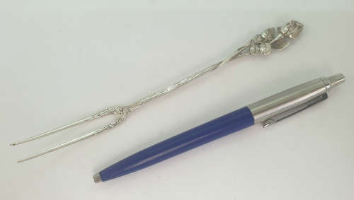 Rare Antique  SILVER(.800) Fork 13gram-157mm