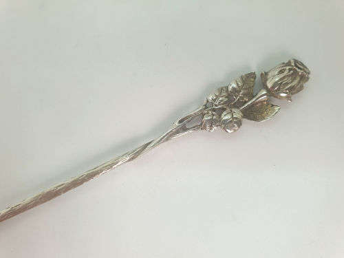 Rare Antique  SILVER(.800) Fork 13gram-157mm