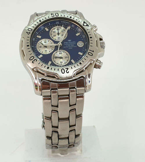 Pryngeps chronograph orologi sangue blu on sale