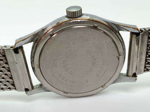 Vintage VAN DYK Bagobloc 17 Jewels mens watch - working-Mechanical -Unbreakable mainspring