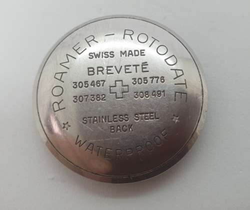 Vintage Roamer Rotodate incabloc BREVETTE 23 Jewels Automatic watch - No Crown -not working