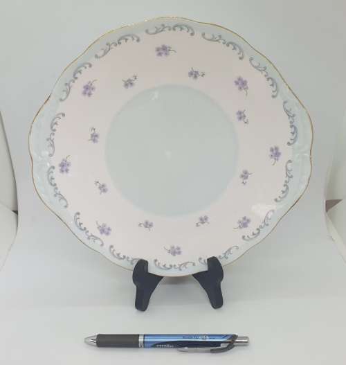 Vintage Queen Anne F 76 E Cake Plate By Ridgeway Potteries England 258x240mm