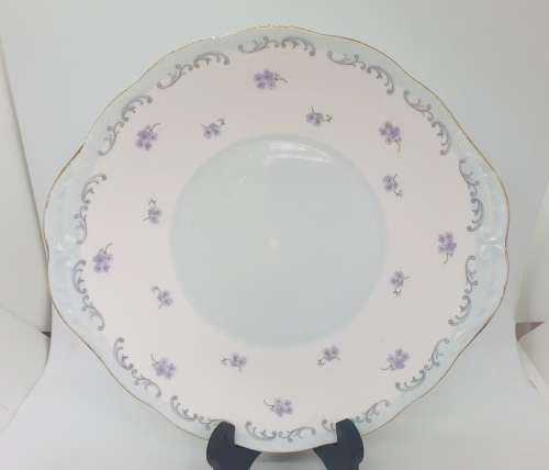 Vintage Queen Anne F 76 E Cake Plate By Ridgeway Potteries England 258x240mm